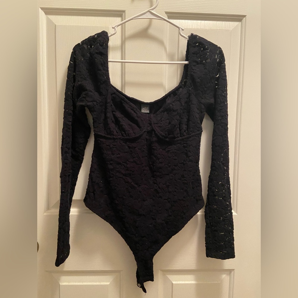 Off the Shoulder Lace Bodysuit